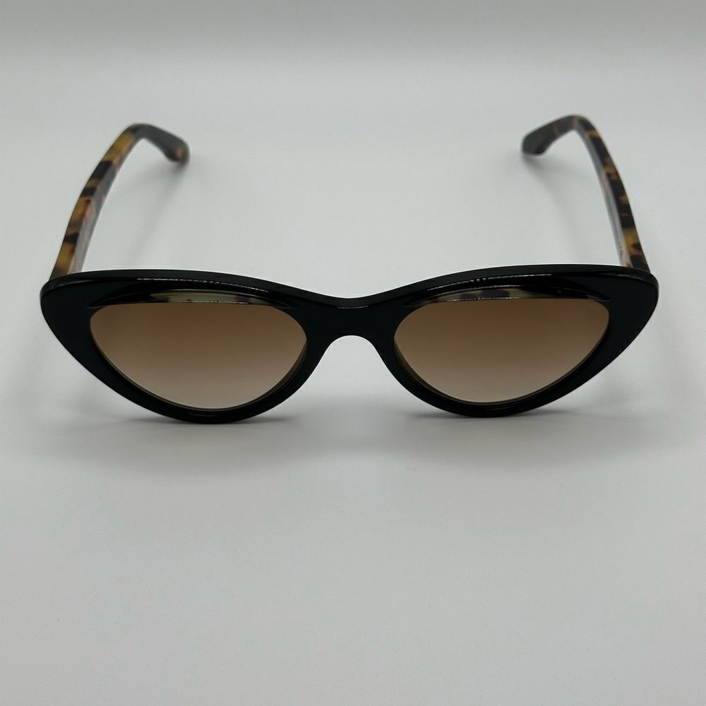 Brand New Cutler And Gross 1321 004 Cat Eye Brown Havana Women Sunglasses